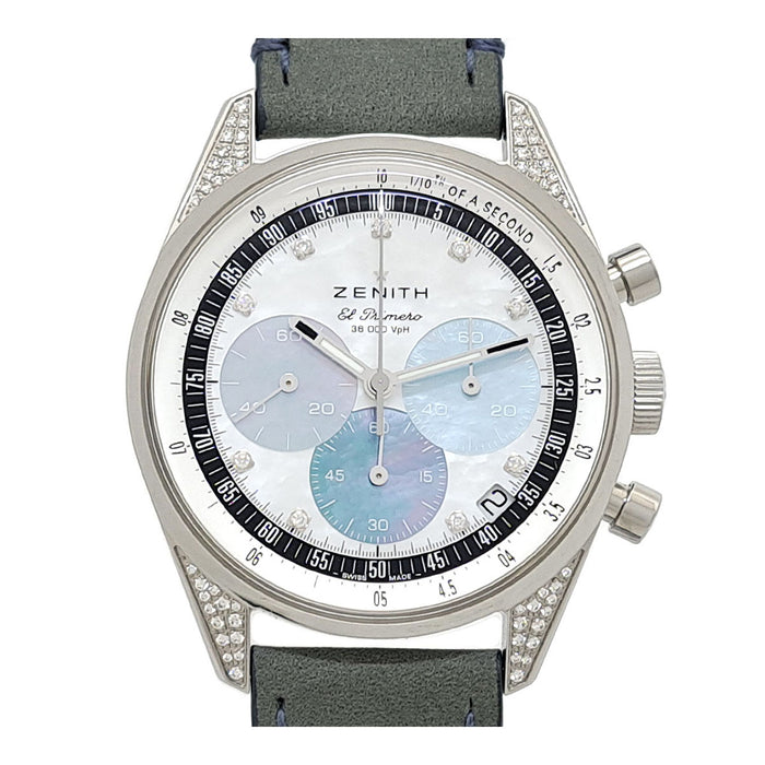 ZENITH 
Chronomaster Original El Primero Diamond 
With box and warranty card