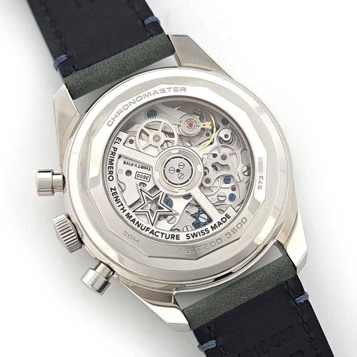 ZENITH 
Chronomaster Original El Primero Diamond 
With box and warranty card