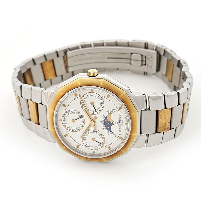 Baume & Mercier 
Riviera Triple Calendar Moonphase 
With box