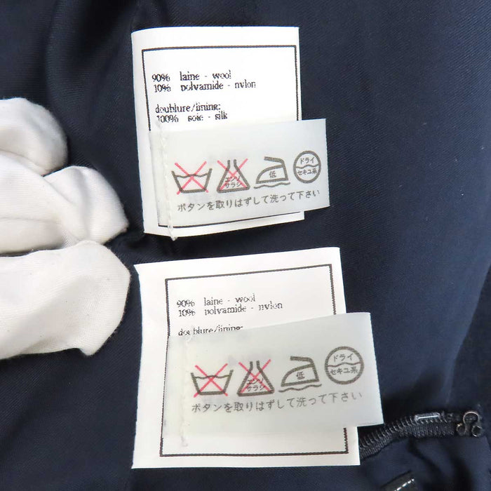 CHANEL 
96P COCO CC ココボタン クロップド丈 ウール 
ココマーク ツイード セットアップ