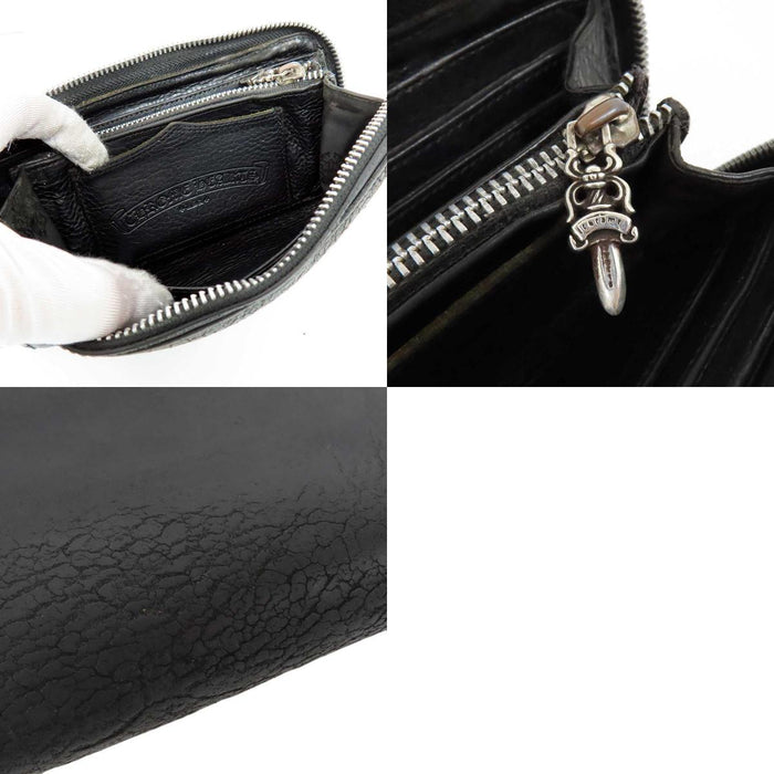 CHROME HEARTS 
CH REC F ZIP ダガージップ スクロールラベル レザー 
フィリグリープラス ウォレット