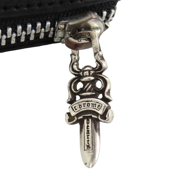 CHROME HEARTS 
CH REC F ZIP ダガージップ スクロールラベル レザー 
フィリグリープラス ウォレット