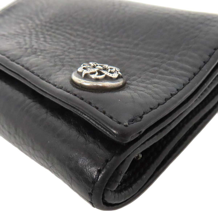 CHROME HEARTS 
CH 3FOLD レザー 三つ折り 
3フォールド ケルティックボタン ウォレット