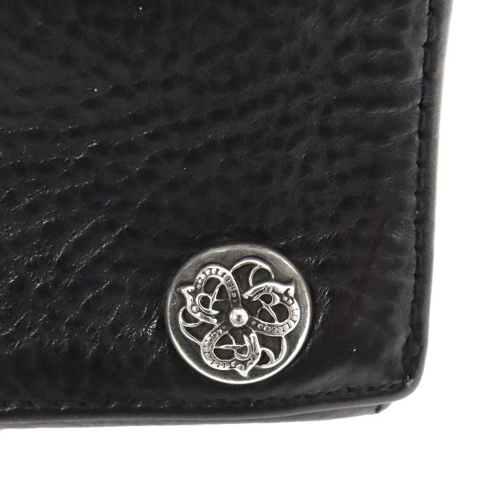 CHROME HEARTS 
CH 3FOLD レザー 三つ折り 
3フォールド ケルティックボタン ウォレット