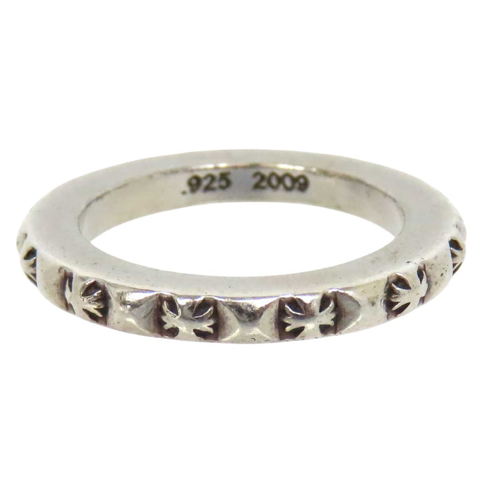 CHROME HEARTS 
CH TFP PNK PLS Silver Engraved 2009 
TFP Plus Punk Ring