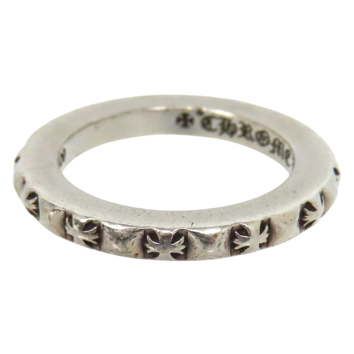 CHROME HEARTS 
CH TFP PNK PLS Silver Engraved 2009 
TFP Plus Punk Ring