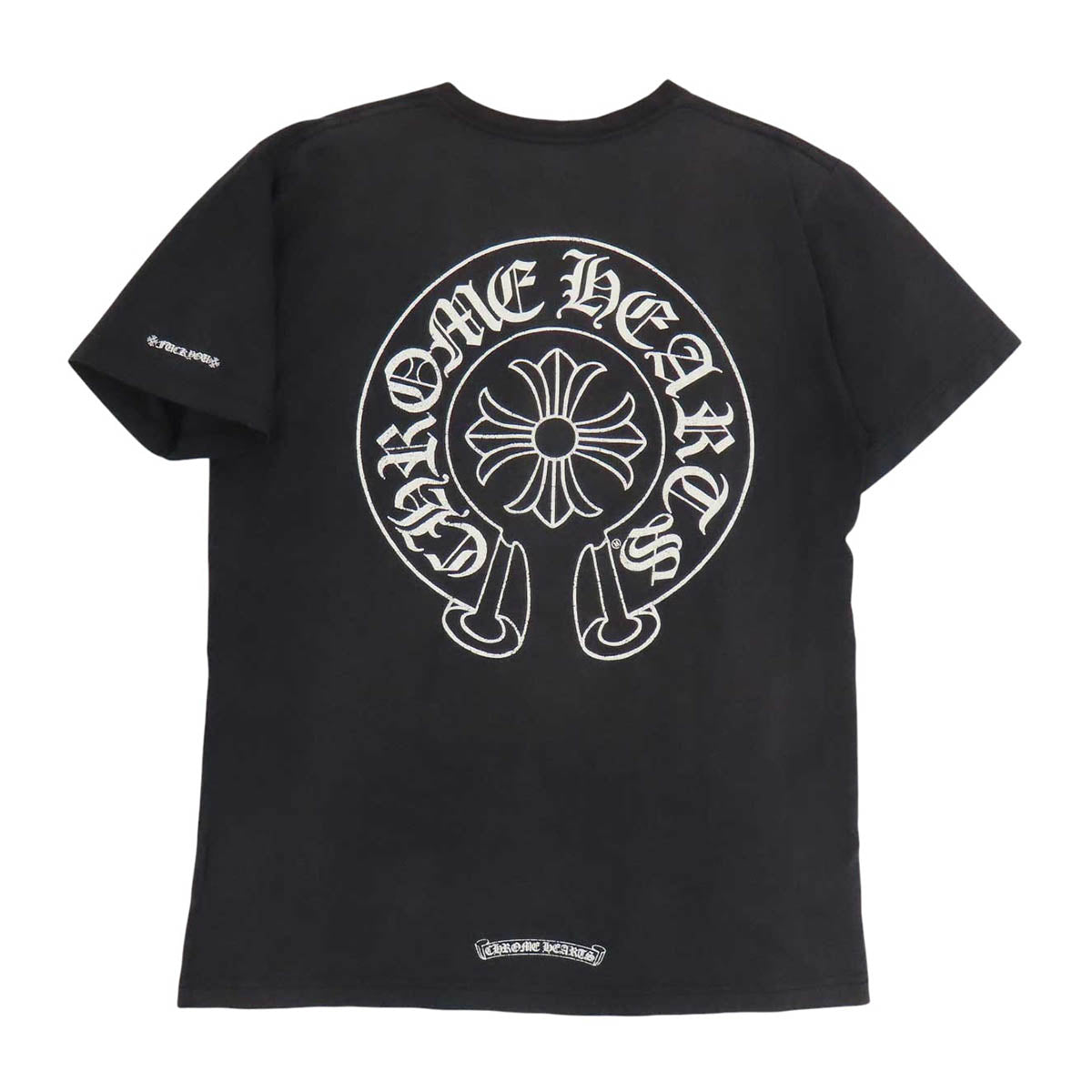 CHROME HEARTS CHプラス FUCK YOU スクロールラベル コットン ホース