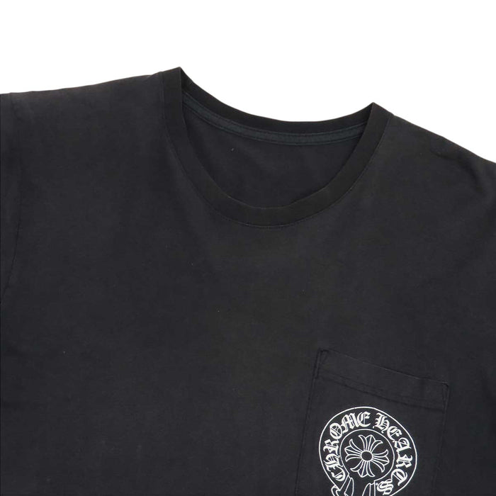 CHROME HEARTS 
CHプラス FUCK YOU スクロールラベル コットン 
ホースシュー プリント Tシャツ