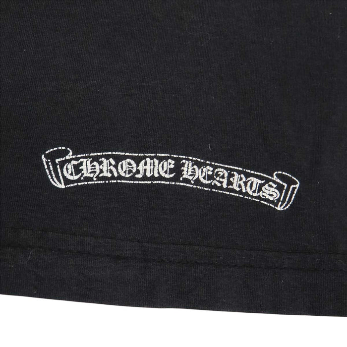 CHROME HEARTS 
CHプラス FUCK YOU スクロールラベル コットン 
ホースシュー プリント Tシャツ