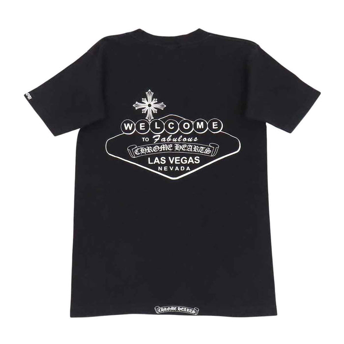 CHROME HEARTS 
CH LAS VEGAS コットン ヴィンテージ ホースシュー クロス 
ラスベガス限定 WELCOME プリント Tシャツ
