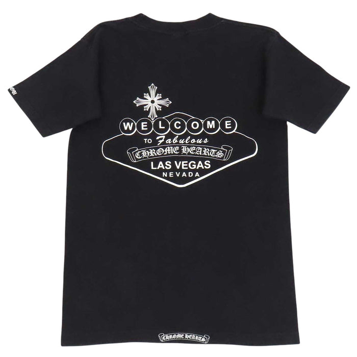CHROME HEARTS 
CH LAS VEGAS コットン ヴィンテージ ホースシュー クロス 
ラスベガス限定 WELCOME プリント Tシャツ