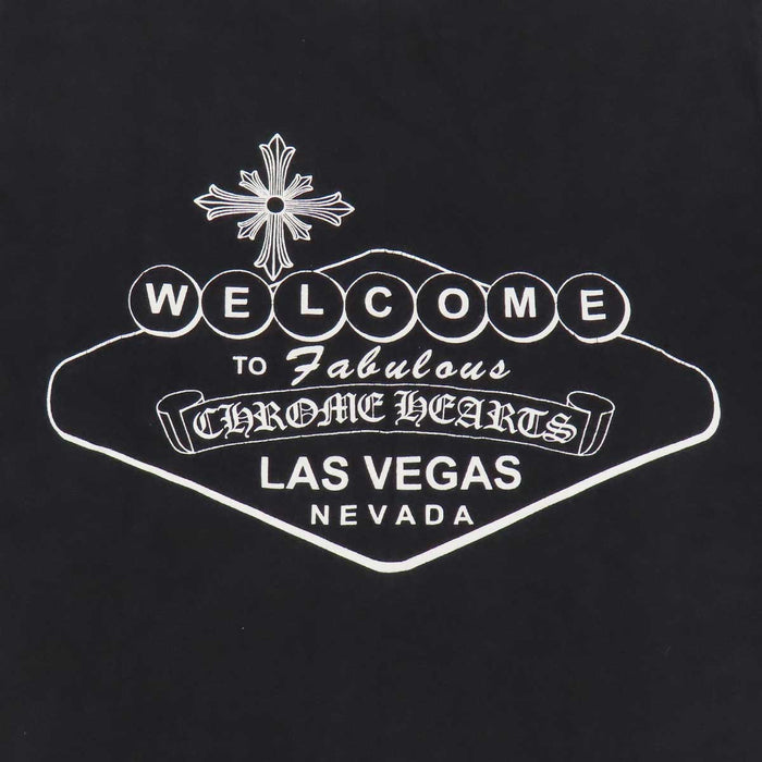 CHROME HEARTS 
CH LAS VEGAS コットン ヴィンテージ ホースシュー クロス 
ラスベガス限定 WELCOME プリント Tシャツ