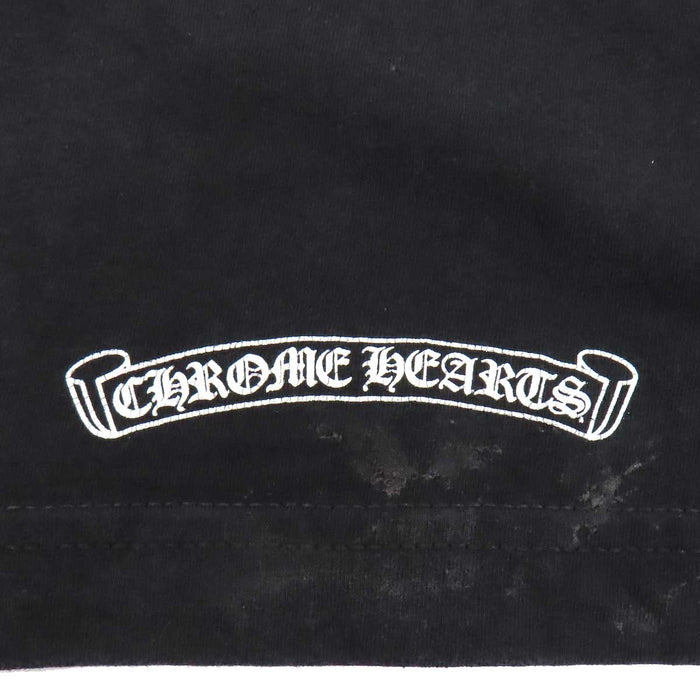 CHROME HEARTS 
CH コットン プリント バックプリント 
ホースシュー セメタリークロス Tシャツ