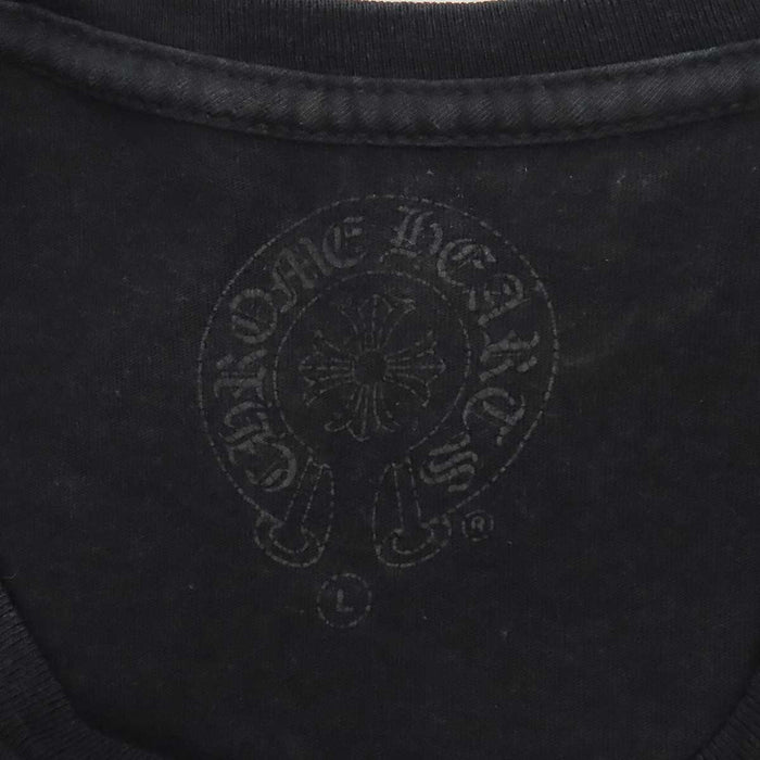 CHROME HEARTS 
CH コットン プリント バックプリント 
ホースシュー セメタリークロス Tシャツ