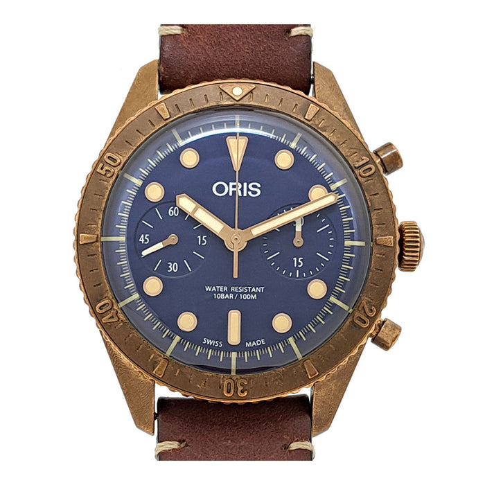 ORIS 
ブラシア クロノグラフ リミテッド ブロンズ 
箱ギャラ付