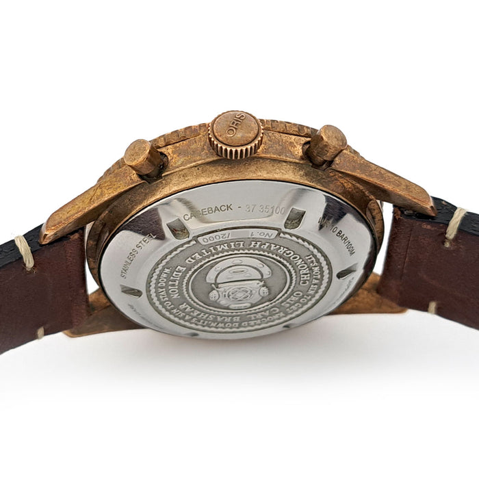 ORIS 
ブラシア クロノグラフ リミテッド ブロンズ 
箱ギャラ付