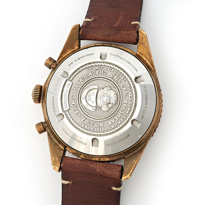 ORIS 
ブラシア クロノグラフ リミテッド ブロンズ 
箱ギャラ付