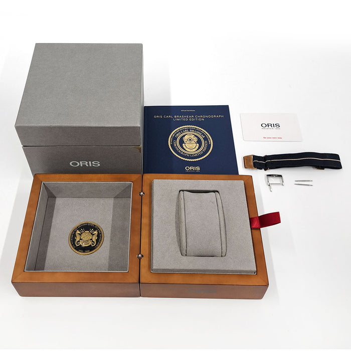 ORIS 
ブラシア クロノグラフ リミテッド ブロンズ 
箱ギャラ付