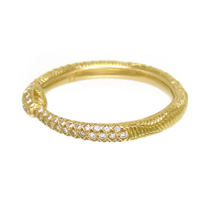 GUCCI 
Ouroboros Diamond Ring