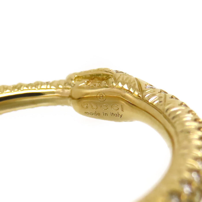 GUCCI 
Ouroboros Diamond Ring