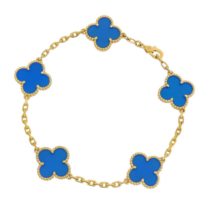 Van Cleef & Arpels 
ヴィンテージ アルハンブラ ブレスレット 5モチーフ