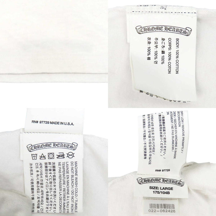 CHROME HEARTS 
CH コットン スター MALIBU マリブ 
ホースシュー スター プリント ロングスリーブ Tシャツ