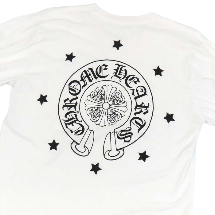 CHROME HEARTS 
CH コットン スター MALIBU マリブ 
ホースシュー スター プリント ロングスリーブ Tシャツ