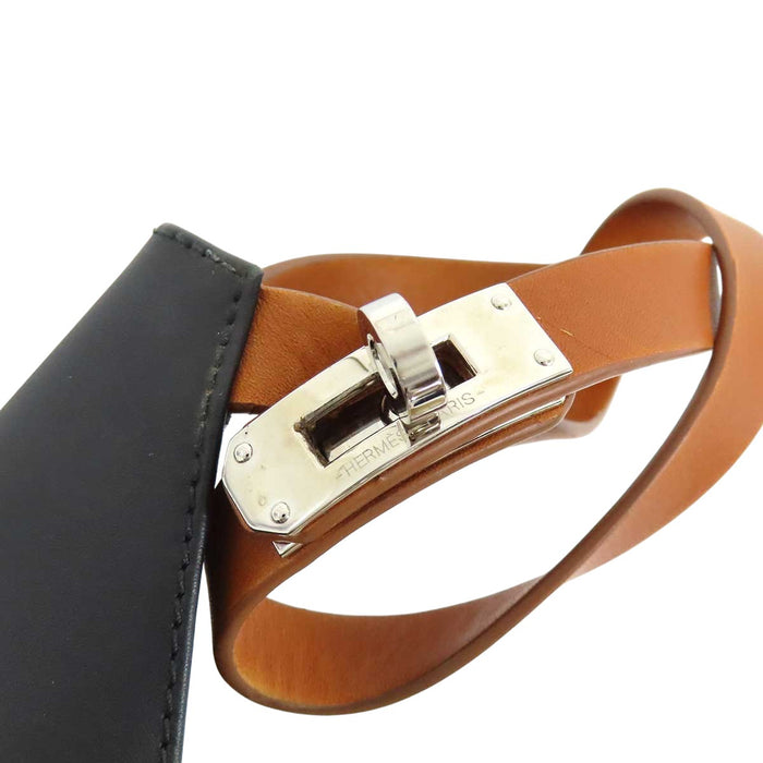 HERMES 
エスパドリーユ ケリー金具 厚底 
ティヴォリ レザー ウェッジソール サンダル