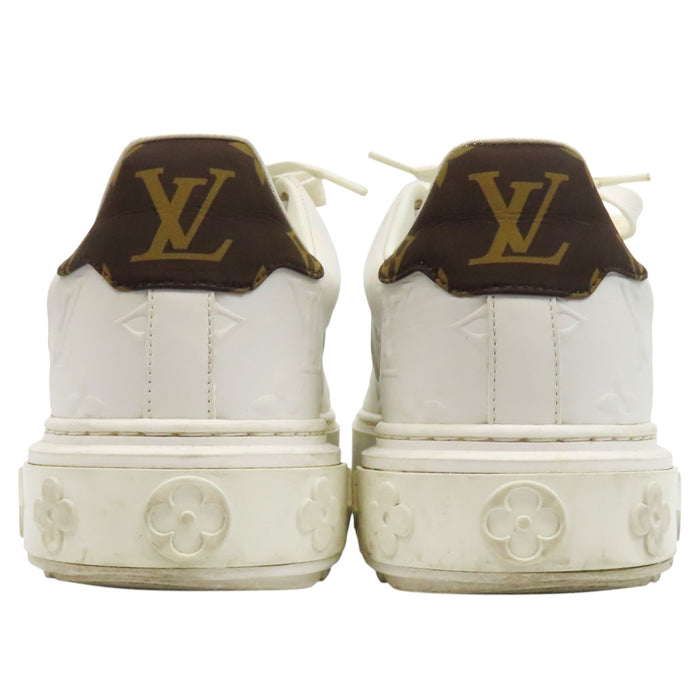 LOUIS VUITTON 
LV ロゴ レースアップ 
タイムアウト ライン スニーカー 
モノグラム