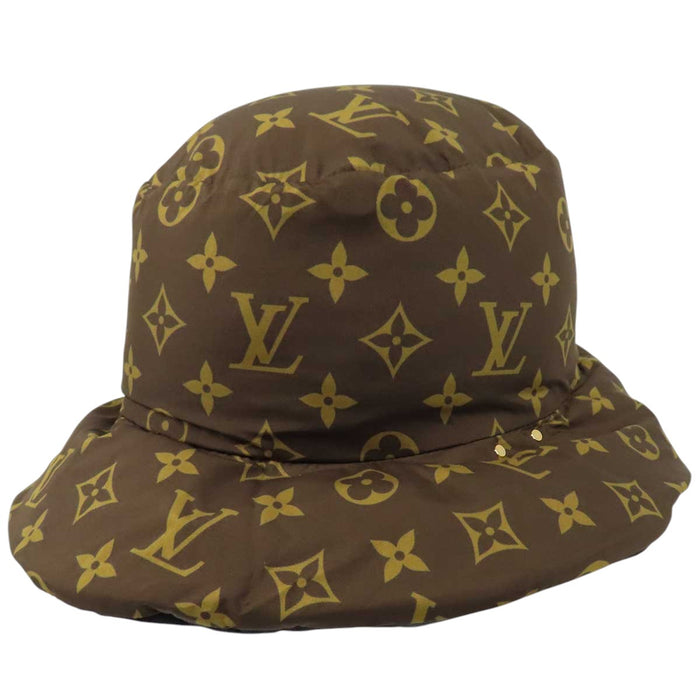 LOUIS VUITTON 
LV リバーシブル ナイロン ダウン 
モノグラム ハット ボブ ピロー バケットハット