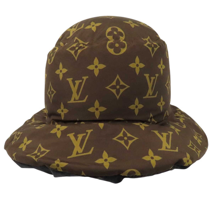 LOUIS VUITTON 
LV リバーシブル ナイロン ダウン 
モノグラム ハット ボブ ピロー バケットハット