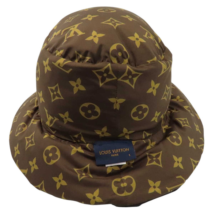 LOUIS VUITTON 
LV リバーシブル ナイロン ダウン 
モノグラム ハット ボブ ピロー バケットハット