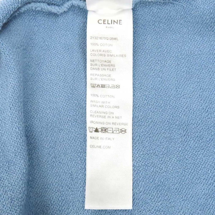 CELINE 
スウェット フーディ 
ロゴ パーカー
