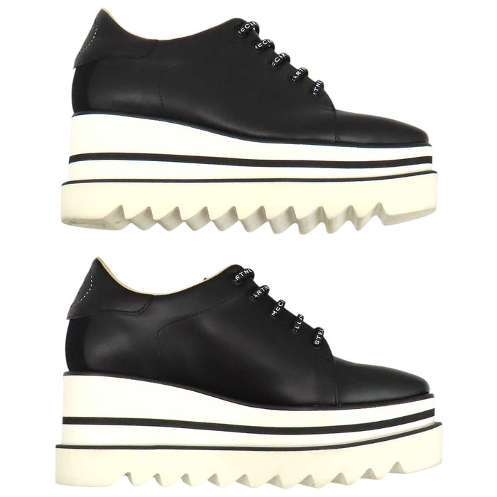 Stella McCartney 
SNEAK ELYSE 厚底 レザー パンチング 
スニーク エリス プラットフォーム スニーカー