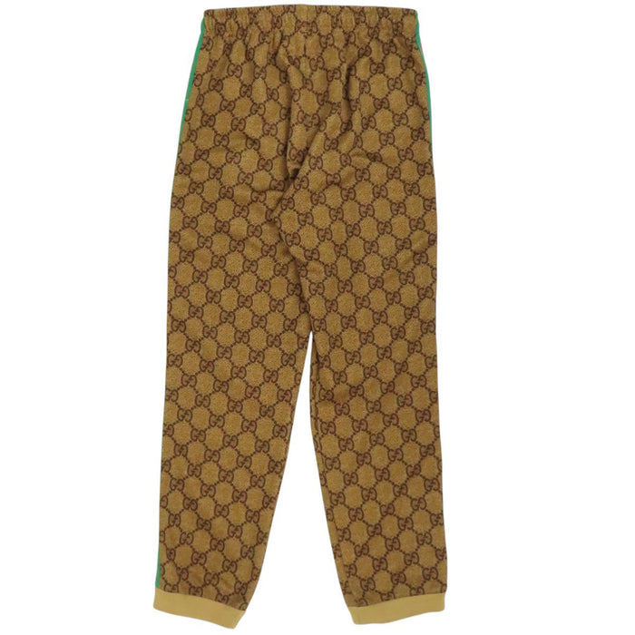 GUCCI 
ウェブライン ロゴ 総柄 ポリエステル混 コットン混 
GG プリント テクニカル ジャージー パンツ