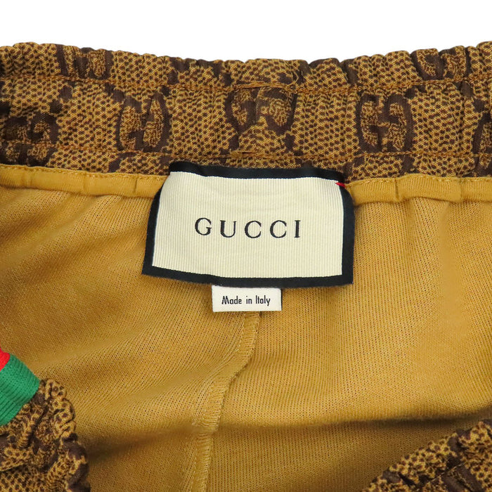 GUCCI 
ウェブライン ロゴ 総柄 ポリエステル混 コットン混 
GG プリント テクニカル ジャージー パンツ