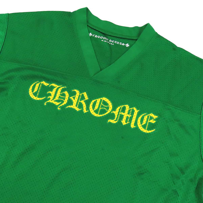 CHROME HEARTS 
CH ロゴプリント MESH WARM UP JERSEY ナイロン スクロールラベル 
メッシュ ウォームアップ ジャージー ロング Tシャツ