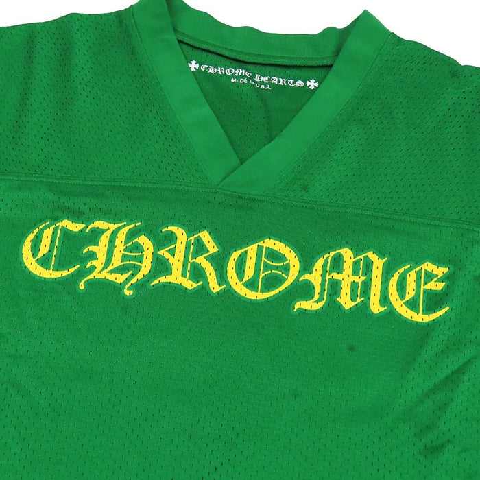 CHROME HEARTS 
CH ロゴプリント MESH WARM UP JERSEY ナイロン スクロールラベル 
メッシュ ウォームアップ ジャージー ロング Tシャツ