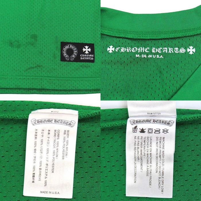 CHROME HEARTS 
CH ロゴプリント MESH WARM UP JERSEY ナイロン スクロールラベル 
メッシュ ウォームアップ ジャージー ロング Tシャツ