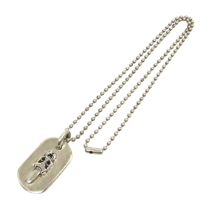 CHROME HEARTS 
CH RAISED DAGGER DOGTAG スターリング シルバー 
レイズドダガー ドッグタグ ペンダント