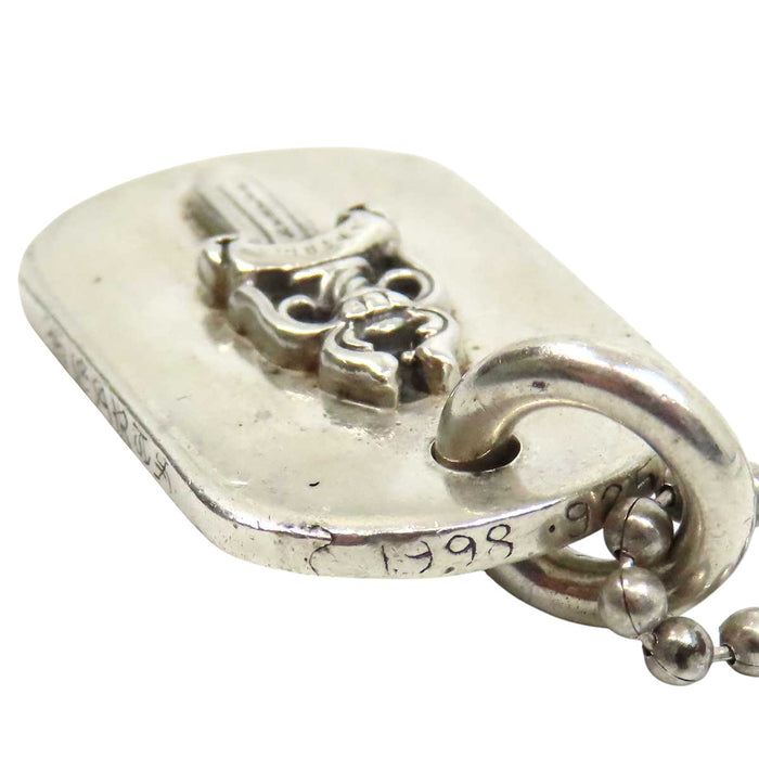 CHROME HEARTS 
CH RAISED DAGGER DOGTAG スターリング シルバー 
レイズドダガー ドッグタグ ペンダント