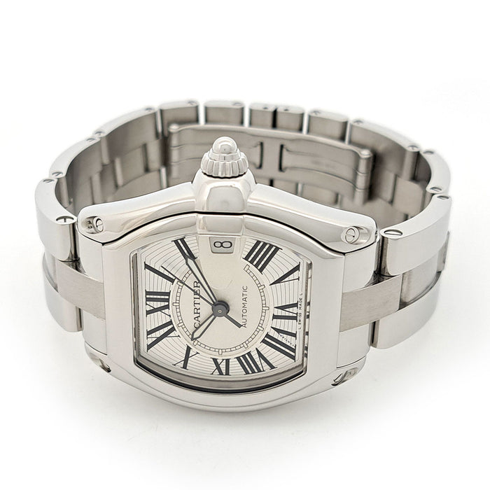 CARTIER  
Roadster de Cartier LM Overhauled  
With Warranty Card