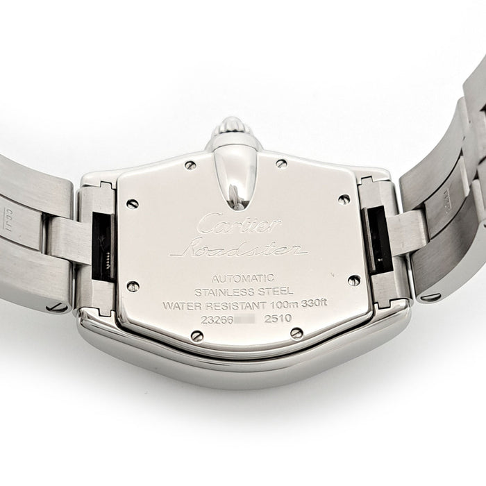 CARTIER  
Roadster de Cartier LM Overhauled  
With Warranty Card
