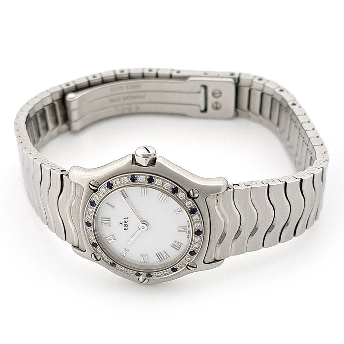 EBEL 
クラシック ダイヤベゼル サファイアベゼル