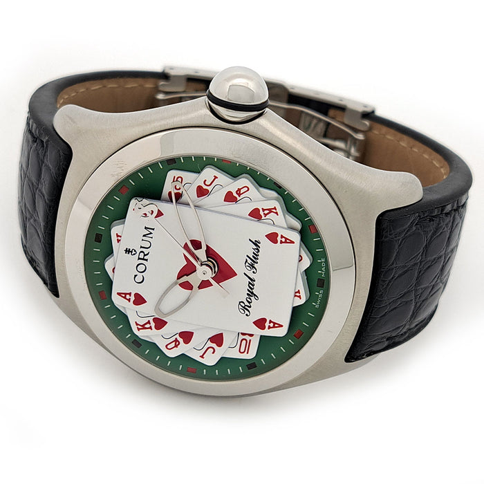 CORUM 
Bubble Royal Flush 
With box