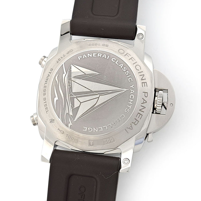 OFFICINE PANERAI 
ルミノール 1950 PCYC 3デイズ クロノ フライバック 
箱ギャラ付