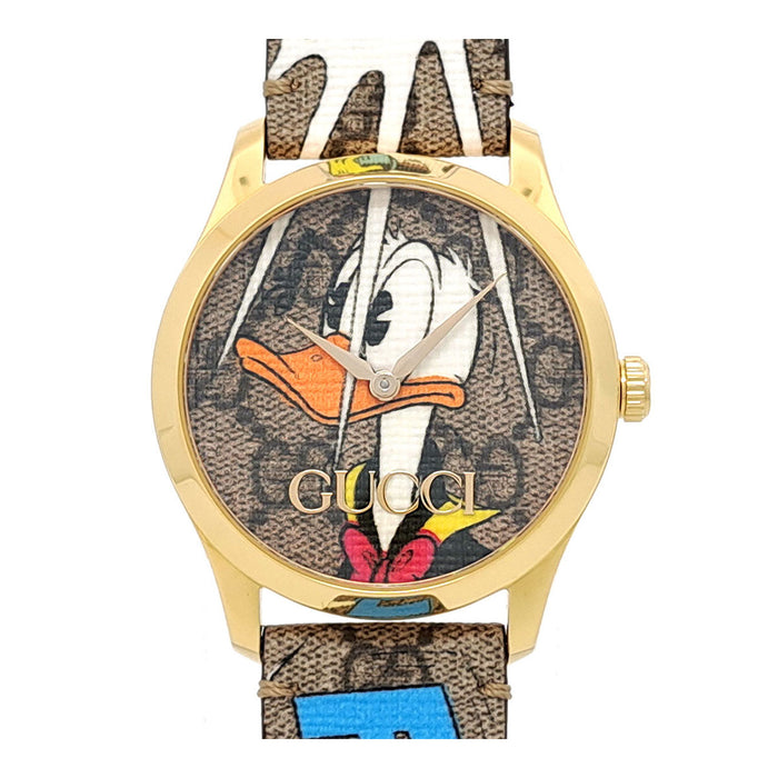 GUCCI 
Gタイムレス ドナルドダック
