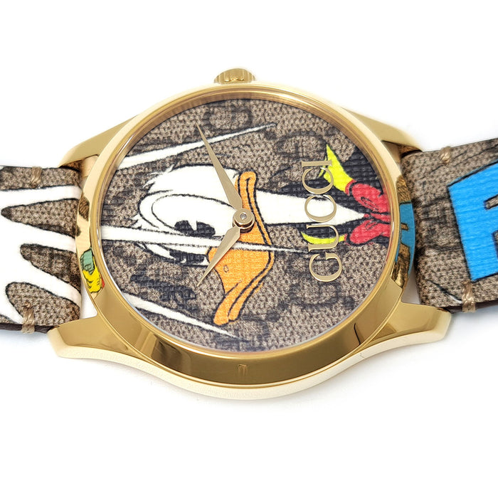 GUCCI 
Gタイムレス ドナルドダック