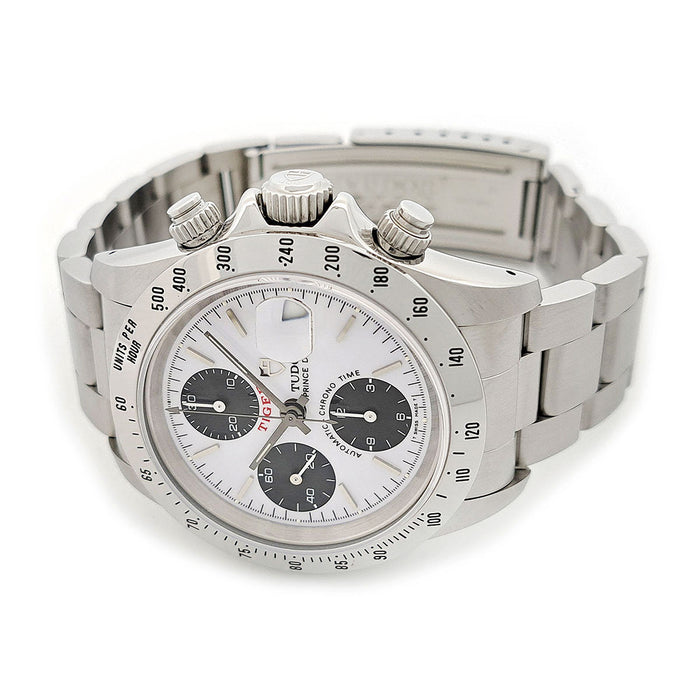 TUDOR 
オイスター タイガー クロノタイム パンダダイヤル 
箱付