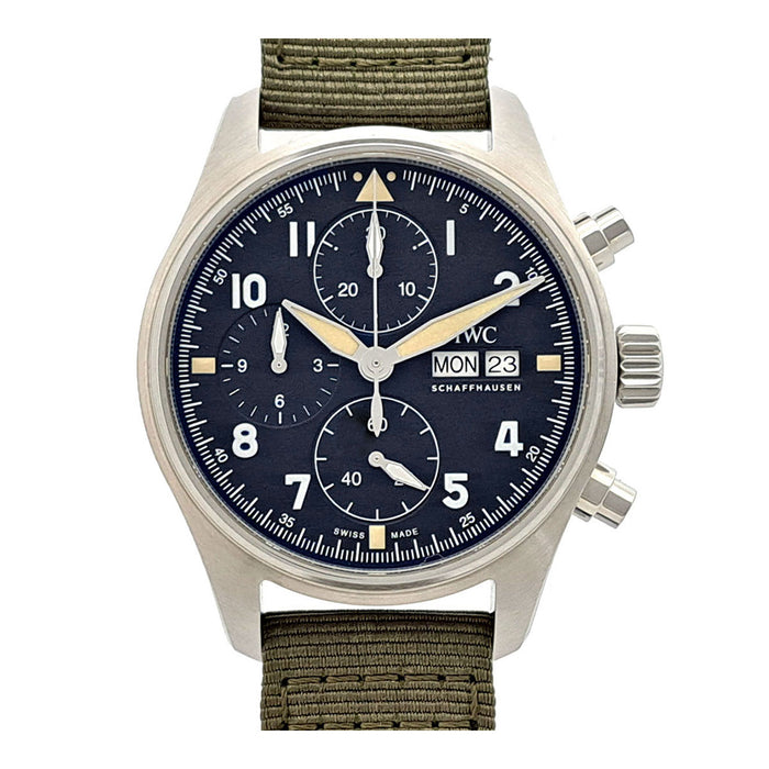 IWC 
パイロットウォッチ クロノグラフ 
箱ギャラ付